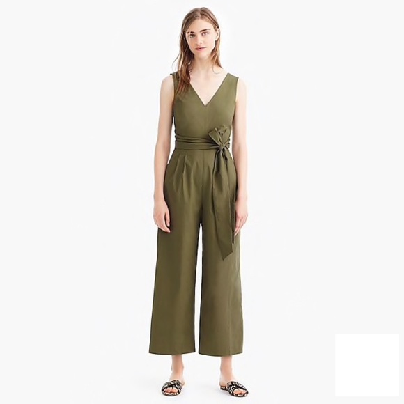 j crew poplin jumpsuit